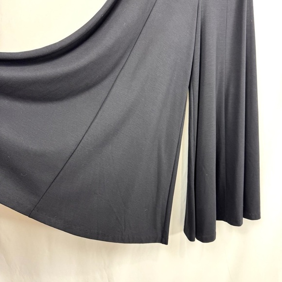 Candiss Cole Designs Women’s Small Black Wide Leg Drapey Pants Pull On Bottoms - Picture 10 of 10